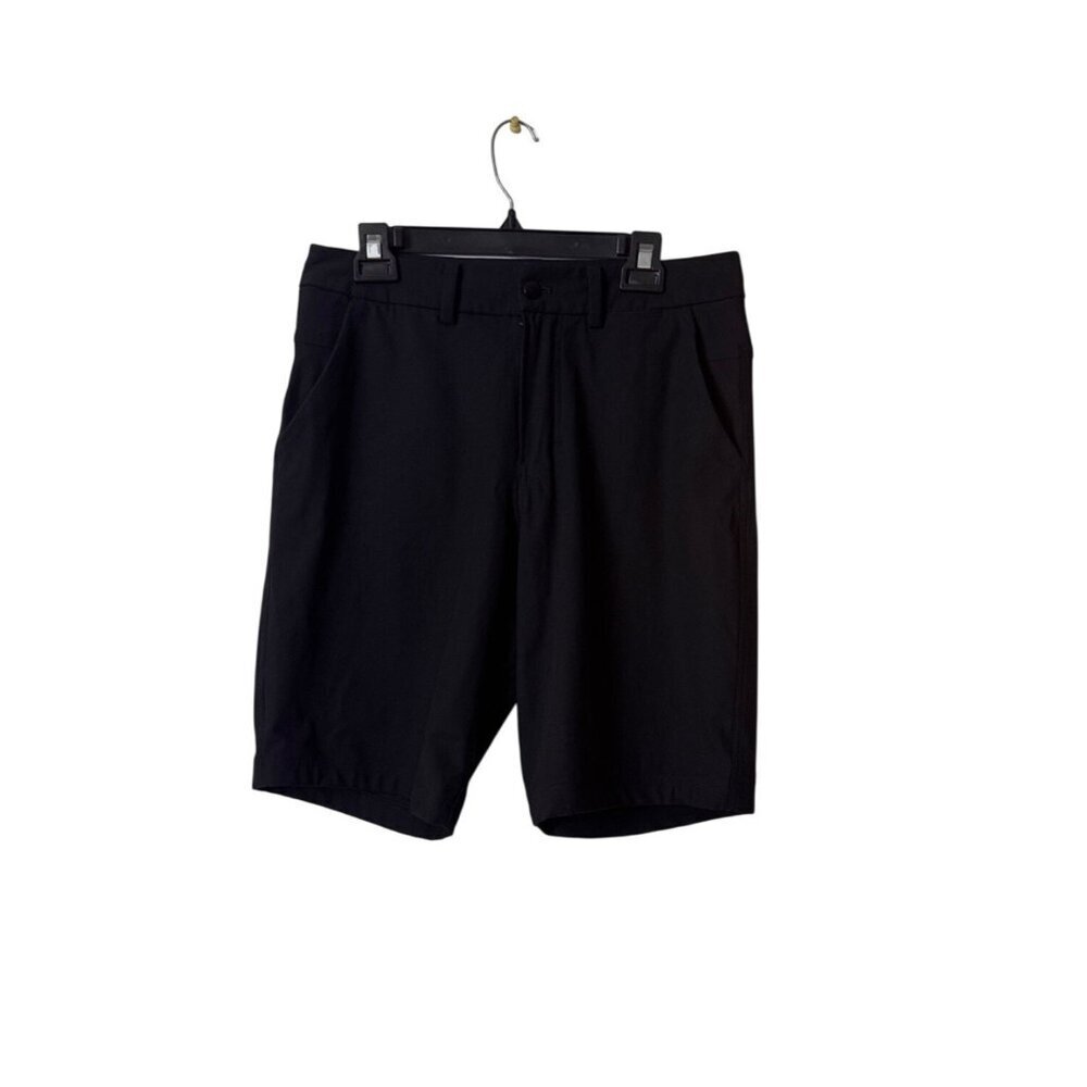 Lululemon Mens Black Commission Shorts 9" Inseam Lightweight Stretch Zip Pocket